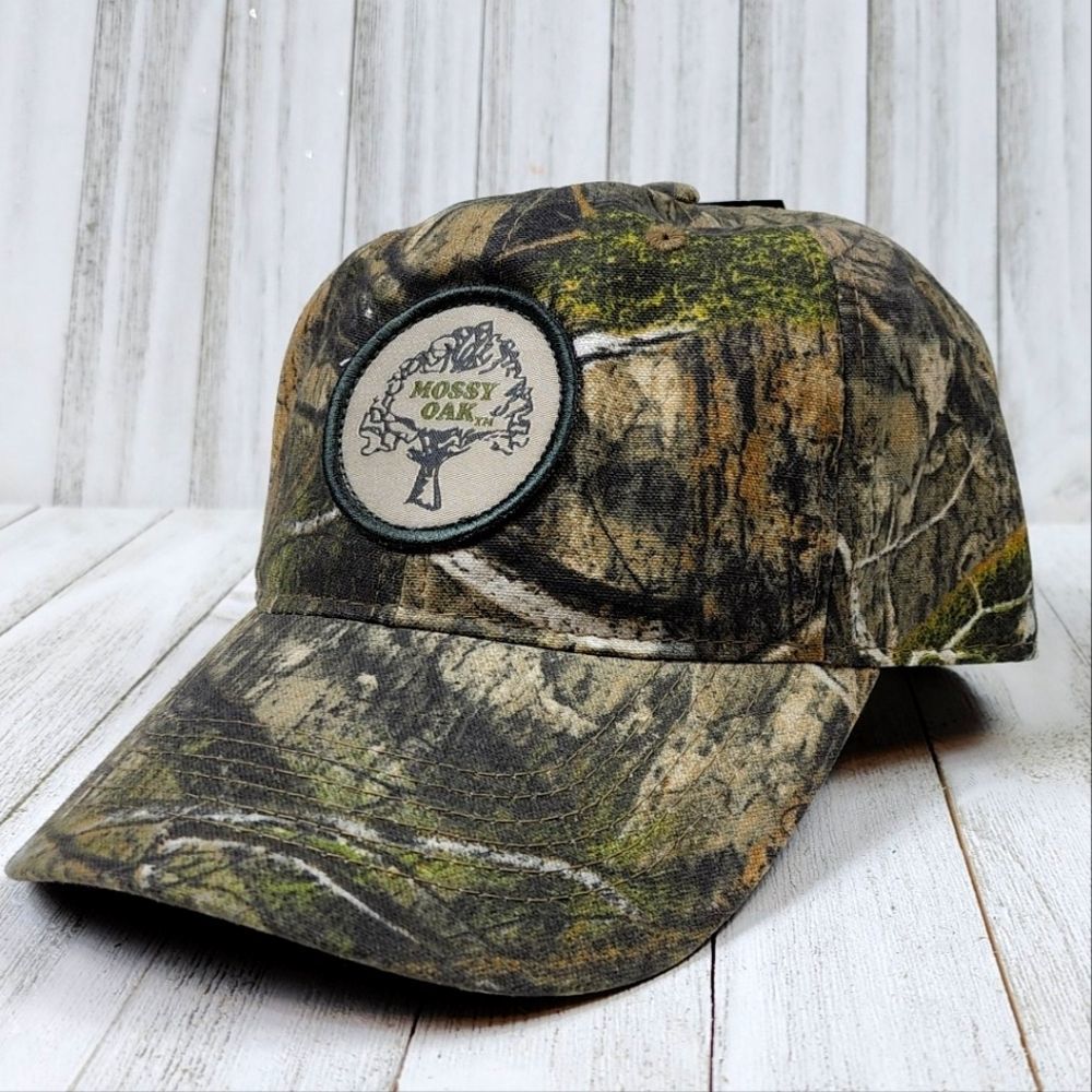 NEW! Mossy Oak Camouflage Adjustable Hat